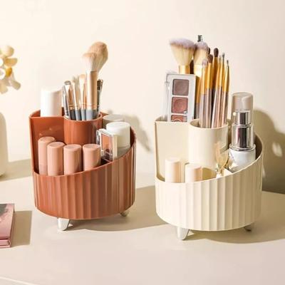 New Design Makeup Brushes Holder Organizer Multi-Functional Desk Storage Cosmetics Eyebrow Pencil Holder Jewelry Container