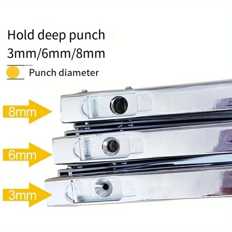 

1Pc Heavy Duty Single Hole Punch 25 Sheets Capacity for Paper ID PVC Cards Scrapbook Crafting Office School Supplies army green