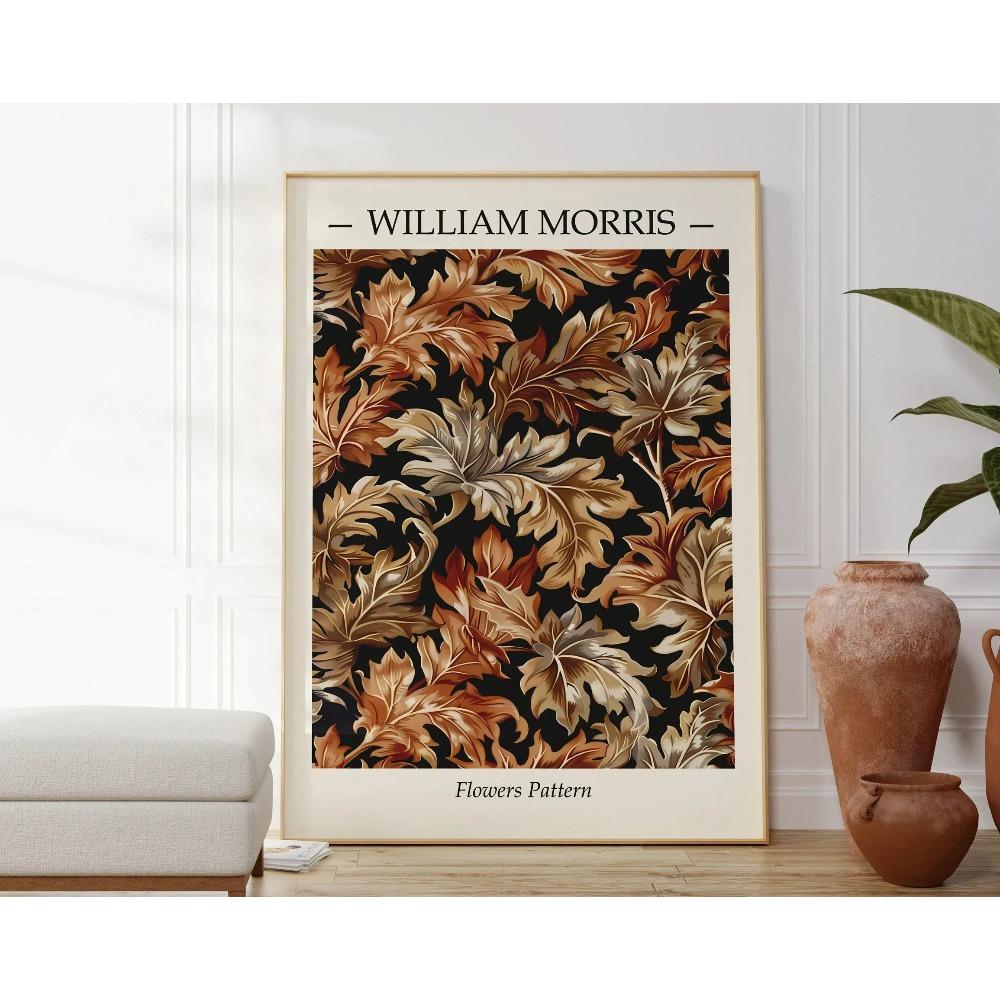 1PC Neutral William Morris Poster Poster Paper Print Home Living Room Bedroom Entrance Bar Cafe Art Painting Decoration
