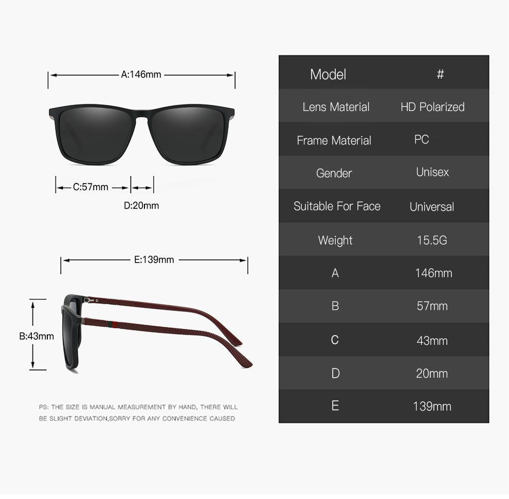 Latest Stylish Glare Reducing Polarized UV Protection Glasses for Men Ultra Light Sun Goggles for Women Trend Outdoor Use Driving Mirror Luxury Bra