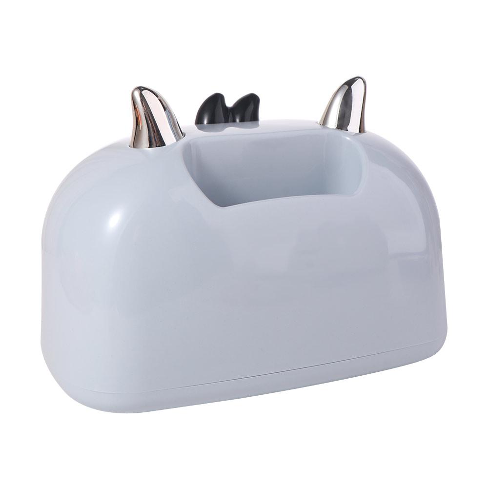 Cartoon Cute Cartoon Tissue Box Non-slip with Phone Holder Facial Tissue Holder Large Capacity Top Storage Napkin Container Home