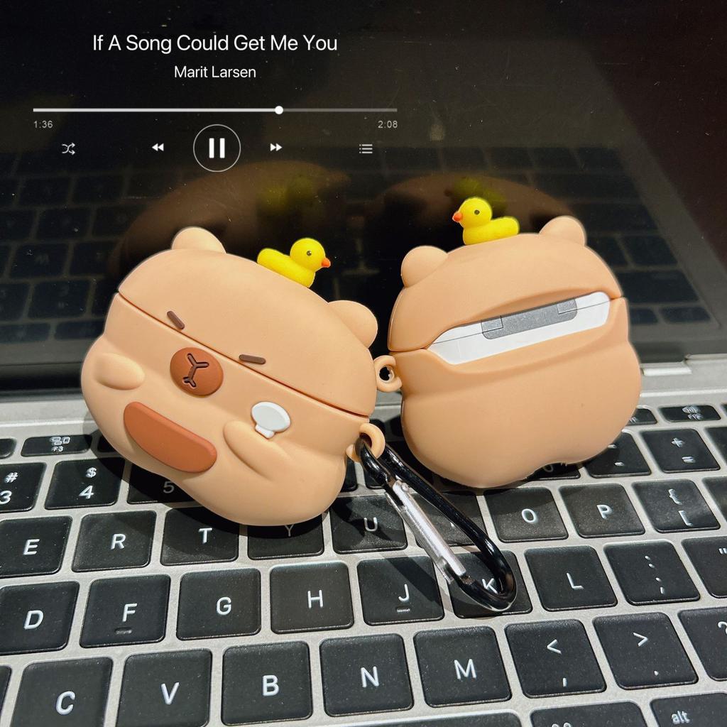 Capibara Capybara AirPods 3 Generation Earphone Cover Pro Is Suitable for Apple 1/2 Bluetooth Earphone Cover Soft Case