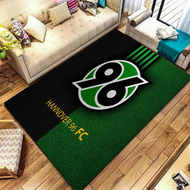 Hannover 96 Teppich für Wohnzimmer Schlafzimmer Zuhause Sofadekoration, Kinder Spiel rutschfeste Bodenmatte