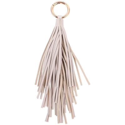 TENDYCOCO Leather Key Chain, Cute, Korean High School Students, Tassel, Key Chain, Leather, Charm,