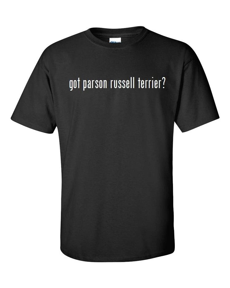 Got Parson Russell Terrier? Cotton Dog T-Shirt Shirt Solid Black White S M L XL M