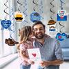 Customizable Father's Day Celebration Decoration With Bright Color Large Backdrop Banners Accessories