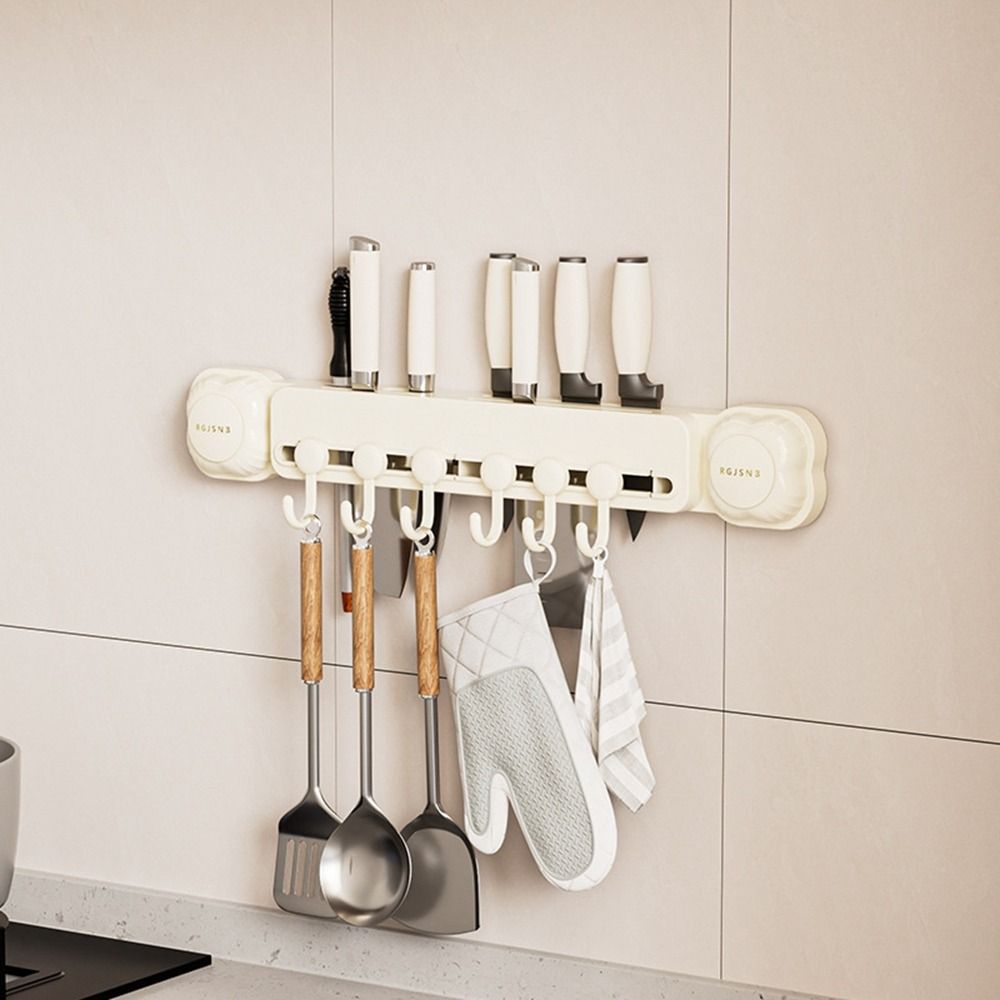 Large Capacity Kitchen Storage Rack Wall Mounted Cutlery Storage Rack Wall Cutter Holder  for Home