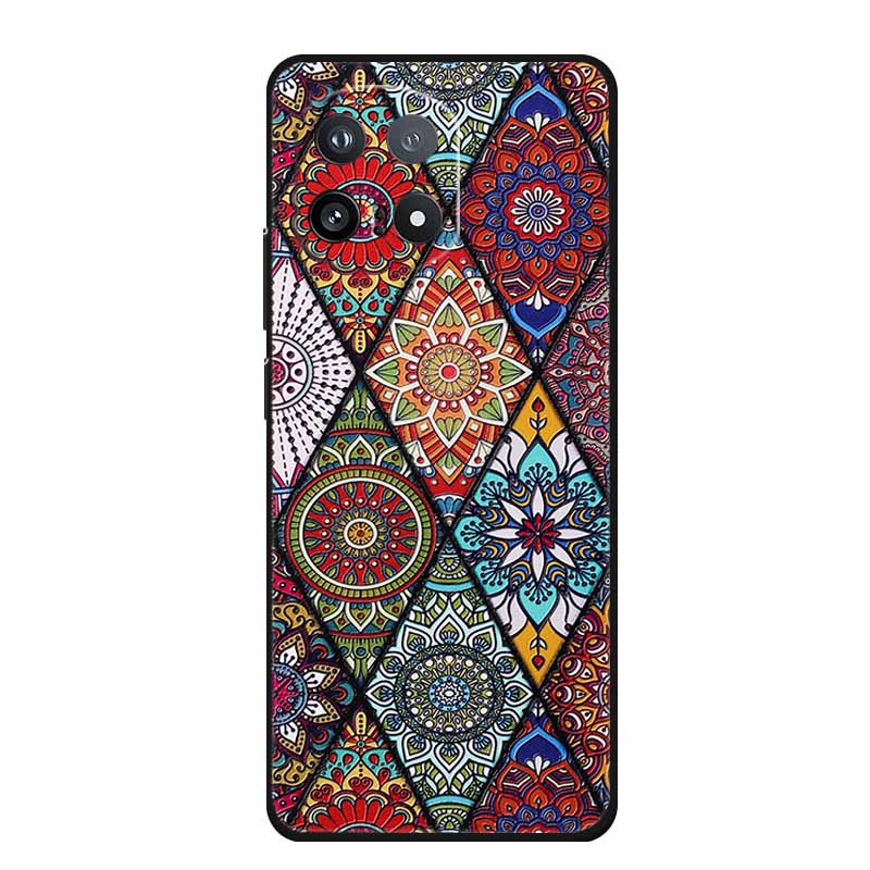 3D Emboss Phone Case For Vivo iQOO 15 5G Case Coque 6.85" Funda Black Silicone Soft Back Cover For Vivo iQOO 15 2025 Case Shells