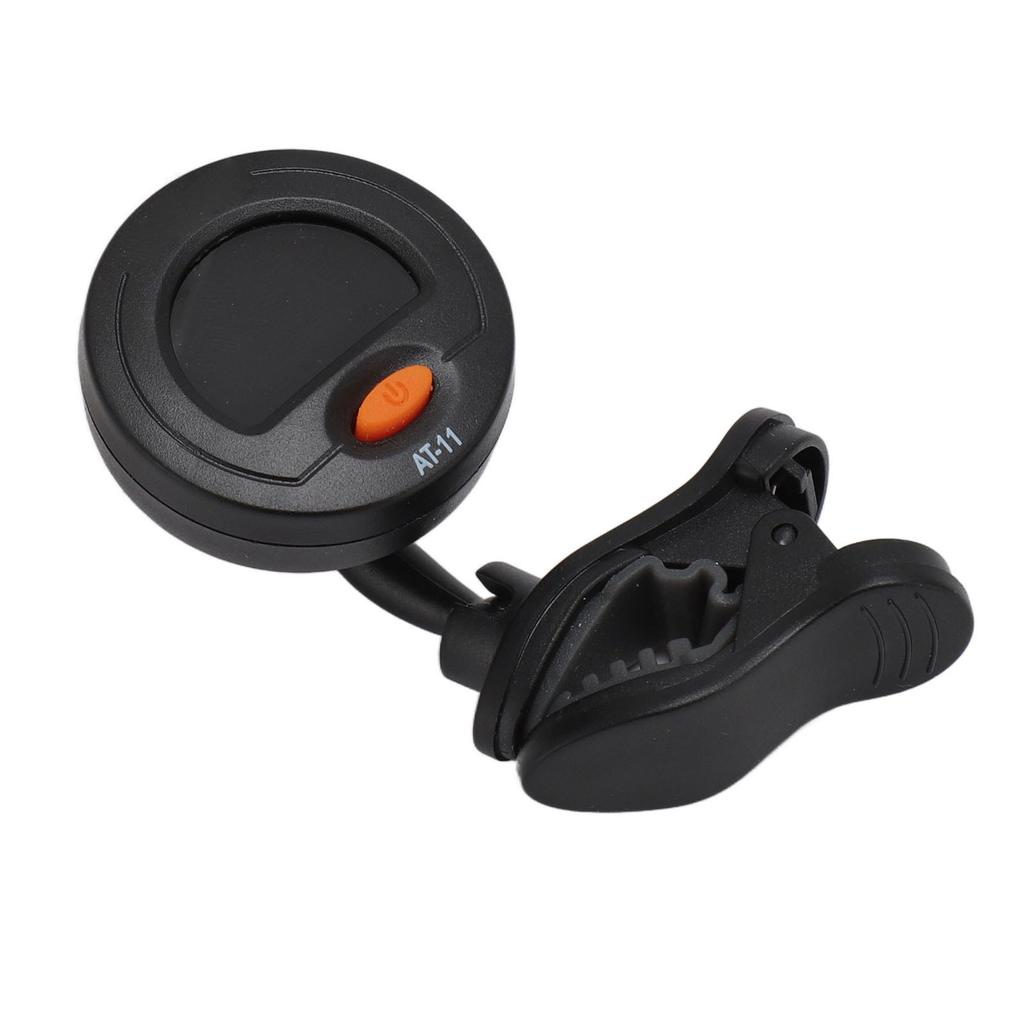 Clip On Tuner 12 Equal Temperament Digital Electronic Tuner for Guitar Bass Ukulele Violin