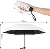 Parasol z ochroną UV, lekki, składany, 6 żeber, kompaktowy, składany parasol z filtrem UV, wygodny do noszenia w słoneczne i deszczowe dni, instrukcja obsługi