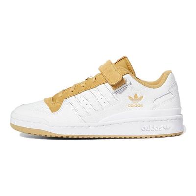 Originals Forum Low Cuir Décontracté Polyvalent Velcro Léger Durable Baskets Unisexe Basse Blanc Marron GX9399