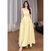 Sleeveless Aline Dress With High Waist And Cotton Knit Fabric For Summer Casual Wear