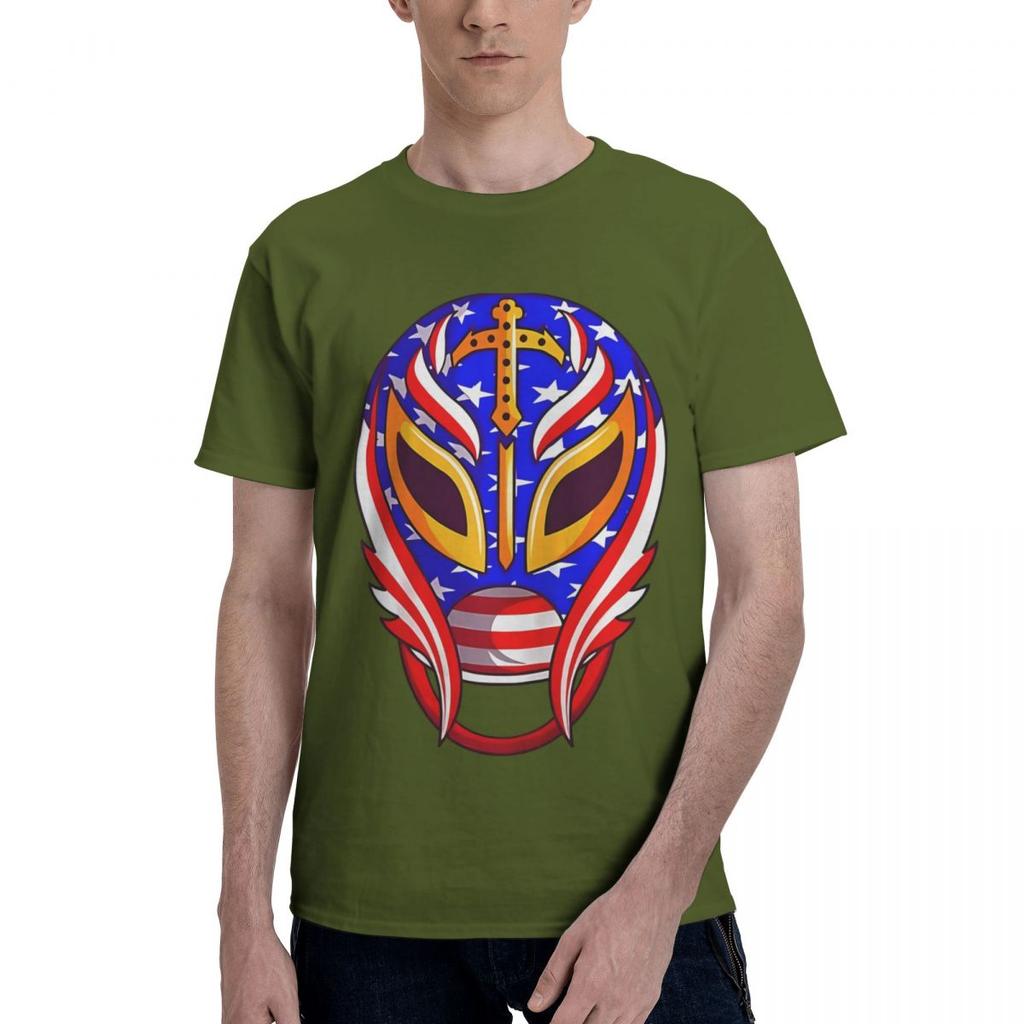 Mexican Wrestling Mask 100 Cotton Casual Breathable Confortable TShirt New In Tops And TShirts Clothes Men