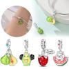 Lemon Fruit Pendant Copper Colors Charm Beads Fit Original Charms Bracelet Beads For Women Jewelry Making Gifts