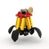 Self-Locking Brick Moc Construction Blocks Technical Parts Technical 4 Lifting Claws  For Young Boys Kids Plaything