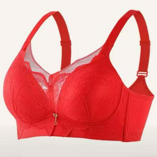 Women's Push-Up Lace Bra - Wireless, Anti-Sagging, Small Bust Support, Shaping, and Underarm Fat Collection