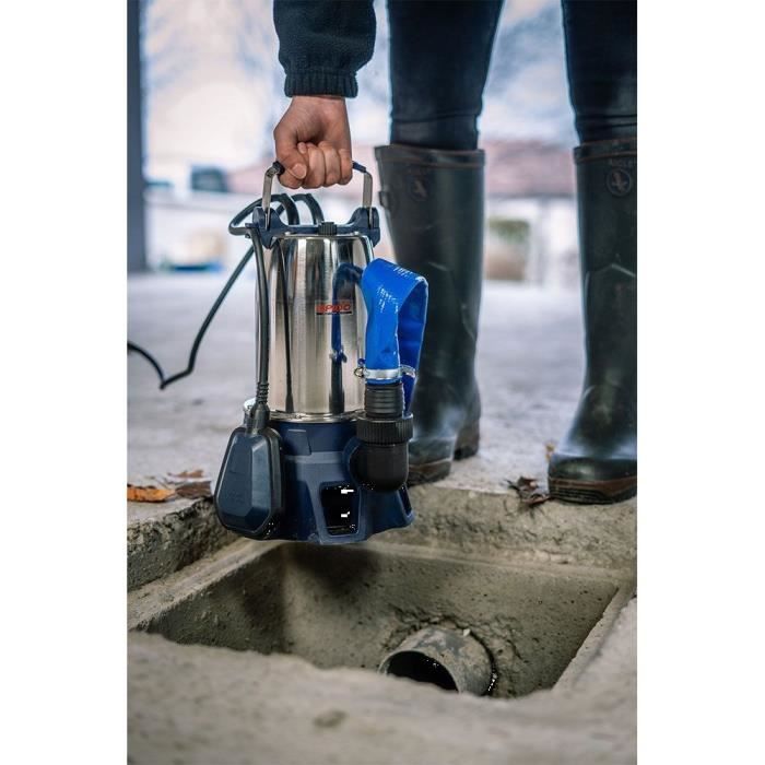 Pompe d'évacuation - SPIDO - Classic VCD-750-PI - 750 W - Débit de 17 m³/h