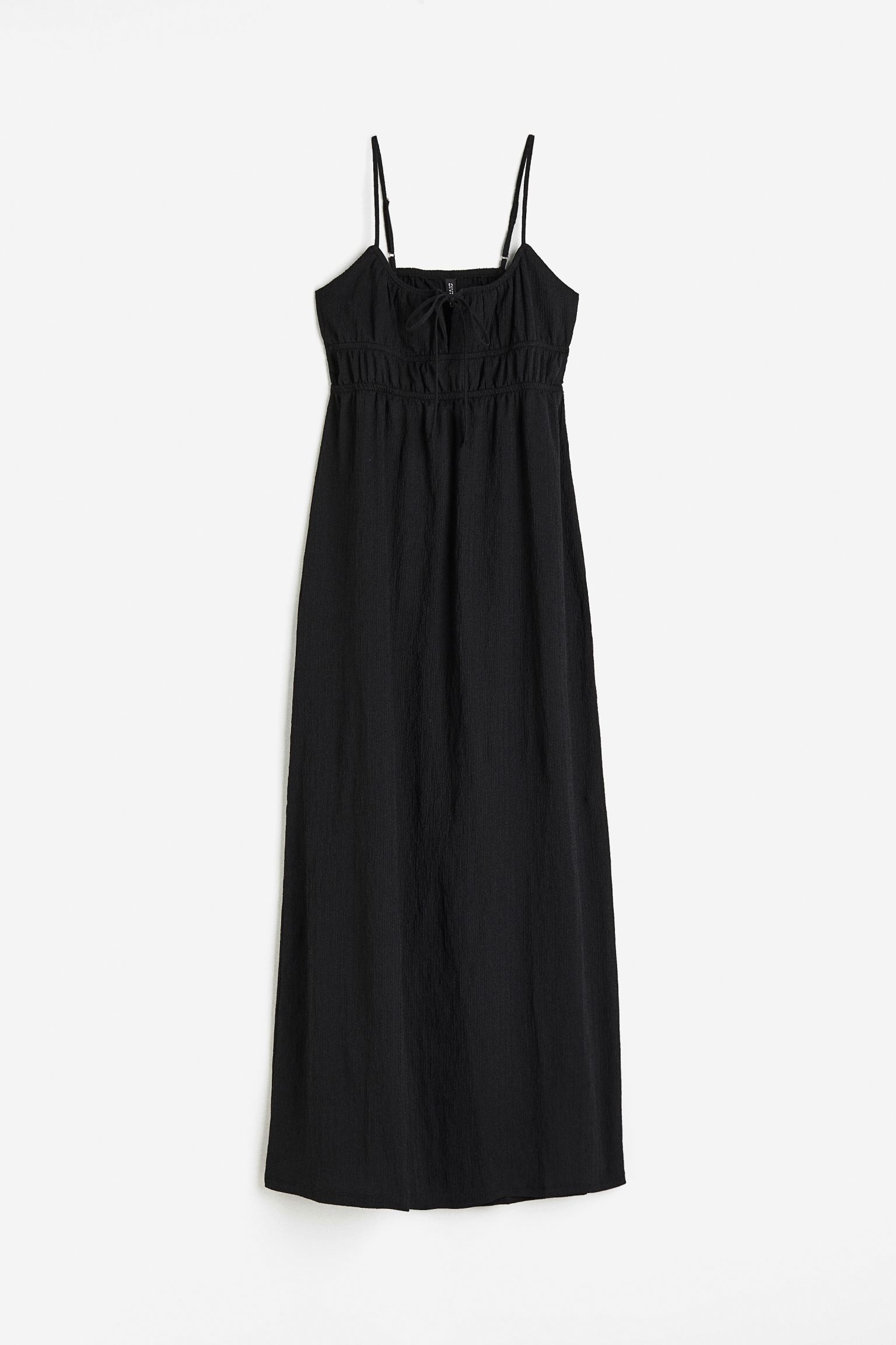 

Мятое платье с завязками