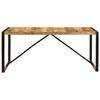 Table de salle à manger en bois de manguier brut 180 cm - VIDAXL - Style industriel