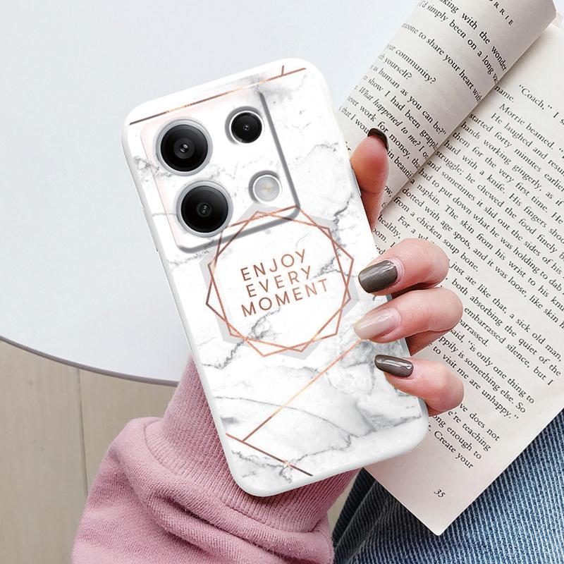 Luxury Case For Redmi Note 13 Pro 4G 5G Fundas Marble Fashion Pattern Soft TPU Protection Cover For Xiaomi Redmi Note14 Pro Capa