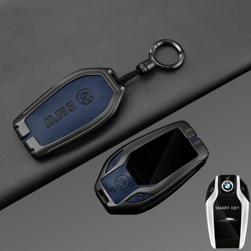 Car Key Case Cover Fob Protector Shell for BMW Display LED 5 7 series G11 G12 G30 G31 G32 i8 I12 I15 G01 X3 G02 X4 G05 X5 G07 X7 dnsh52