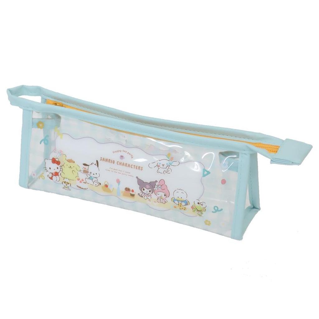 Tees Factory Sanrio Hello My Cinnamoroll Sanrio Bordered Pen Talking Tea Kitty, Kuromi, Pochacco, Pompompurin, Melody, Stationery, Characters, Pouch,