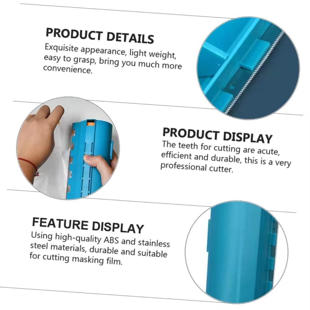 Paint Tool Vinyl Wrap Cutter ABS Paint Protection Film Cutter Tool Masking Paper Dispenser