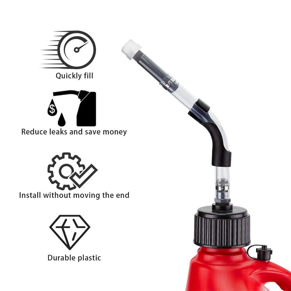 Detachable Hose Holder No Leakage Filler Hose Kit Heavy Duty Oil Tube  Fuel Jug