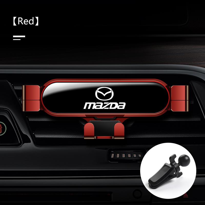 

Car Gravity Cell Phone Holder Accessories For Mazda MS 3 6 2 5 Axela Atenza Demio CX3 CX5 MX3 MX5 Speed MPE червоний