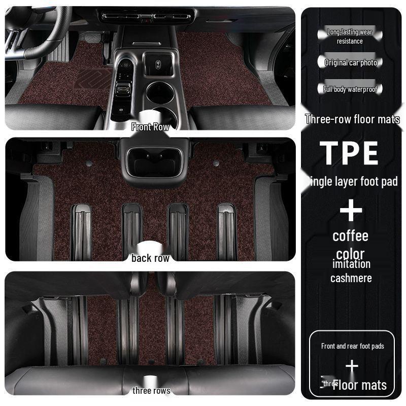 Lynk & Co 900 TPE Floor Mats 2025: Full Coverage Decorative Interior Car Accessories