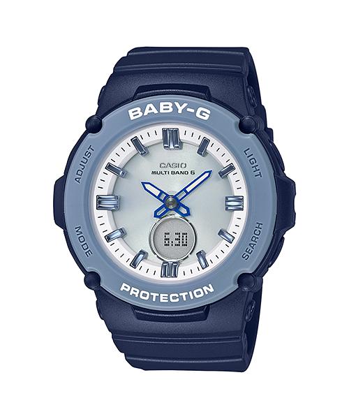 

Casio Baby-G Women s Resin 100M Water Resistant Shock Resistant Alarm Quartz Watch BGA-2700-2A синій