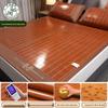 Double-Sided Bamboo & Ice Silk Mat, Foldable for Summer & Winter, Single Person Dormitory Mat with Free Shipping