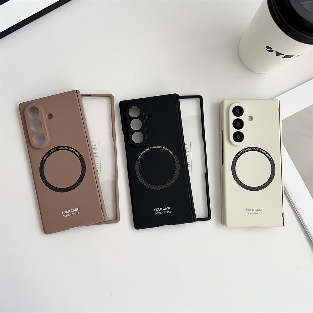 For Samsung Galaxy Z Fold7 5G Case Hard PC Phone Cover Compatible with MagSafe