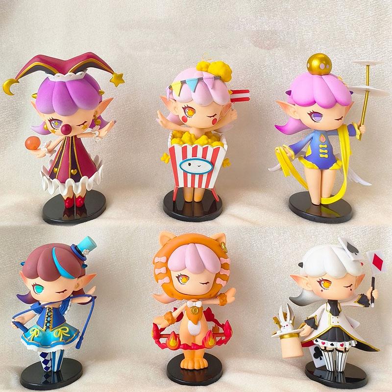 Exquisite Pvc Figure For Display Small Monster Amusement Park Circus Magician Model