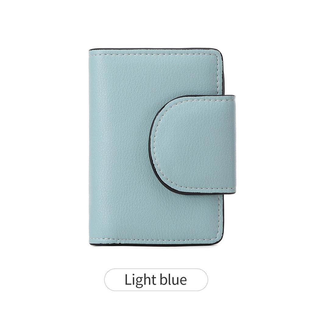 New women's wallet buckle short wallet simple and fashionable multi-functional small wallet