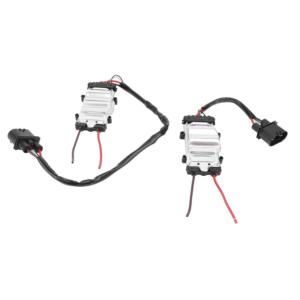 2 Stück Lüftersteuergerät 1137328159 Stabile Leistung Erhöhte Sicherheit Motorlüfter-Steuergerät für 4F C6 2004