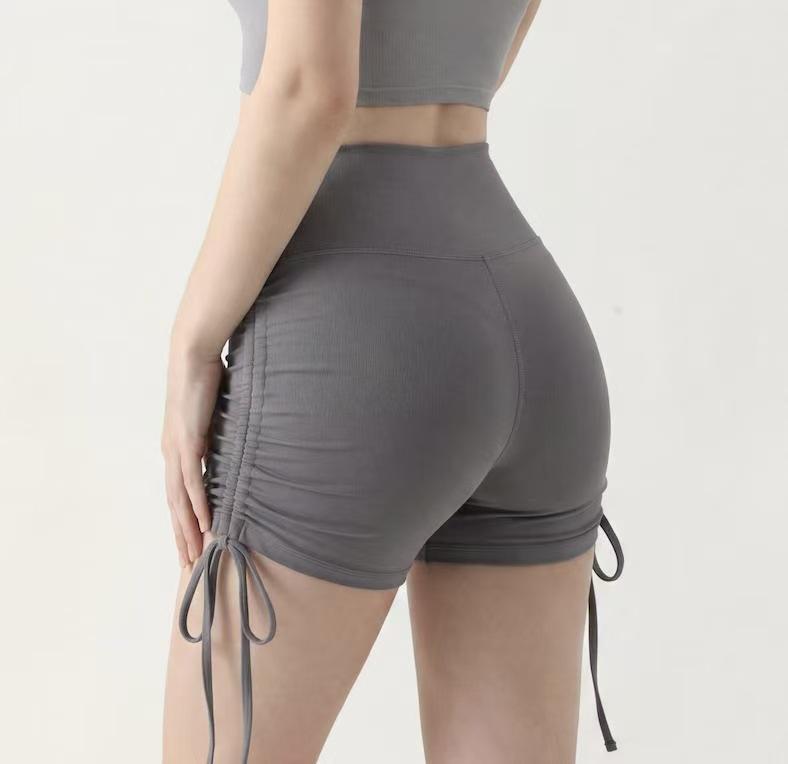 Pantaloncini da Yoga Estivi da Donna con Coulisse - Sollevamento Fianchi, Adatti per Outdoor e Corsa, Hot Pants Fitness