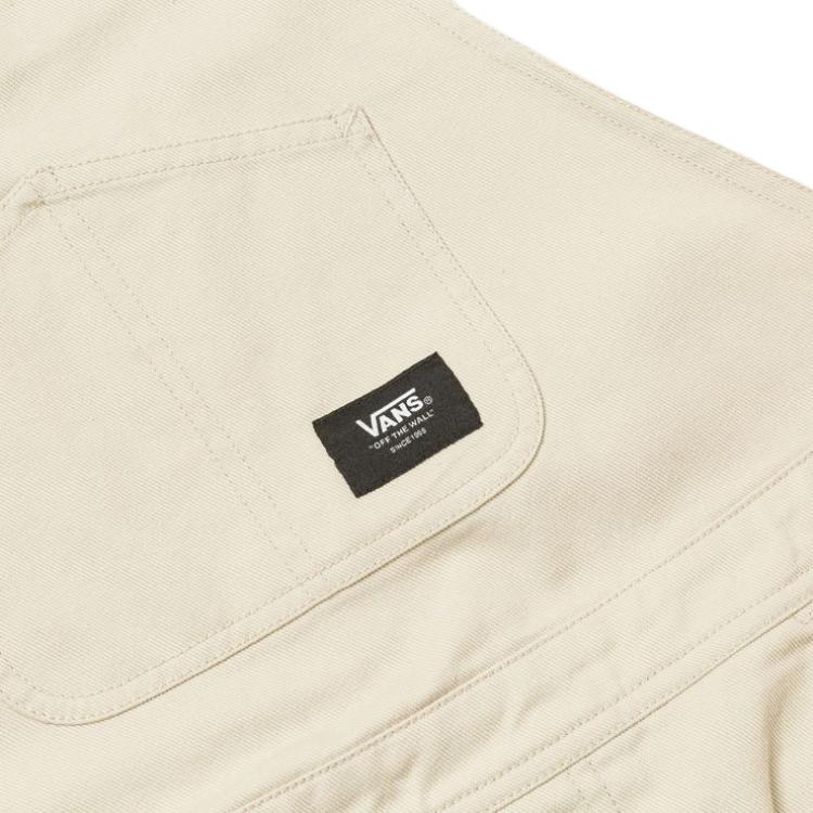 Vans Classic Fashion Simple Versatile Solid Color Slip Dress Women Dresses Oatmeal VN000NN72N1