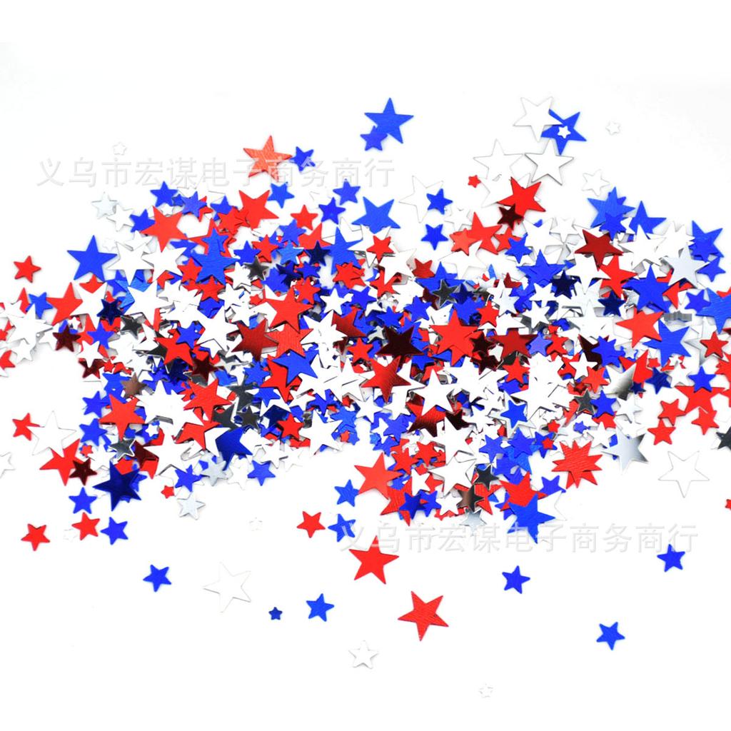 Wedding Decoration DIY Sequin Heart Star Confetti Scatter Accessories Crafts Sequin Birthday Party Festival Decoration Supplies