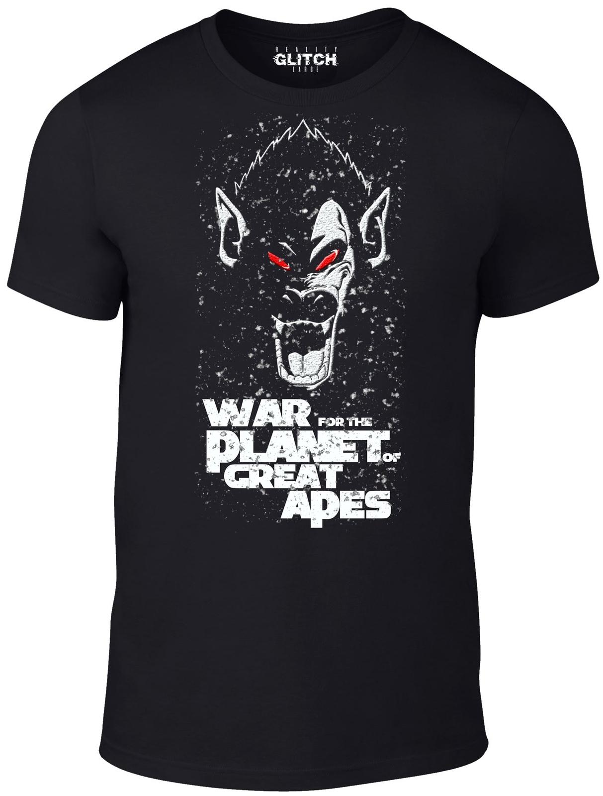 War of the planet of great apes T-Shirt Mens Womens Tees Top - Inspired Design TV Film Funny Slogan XL
