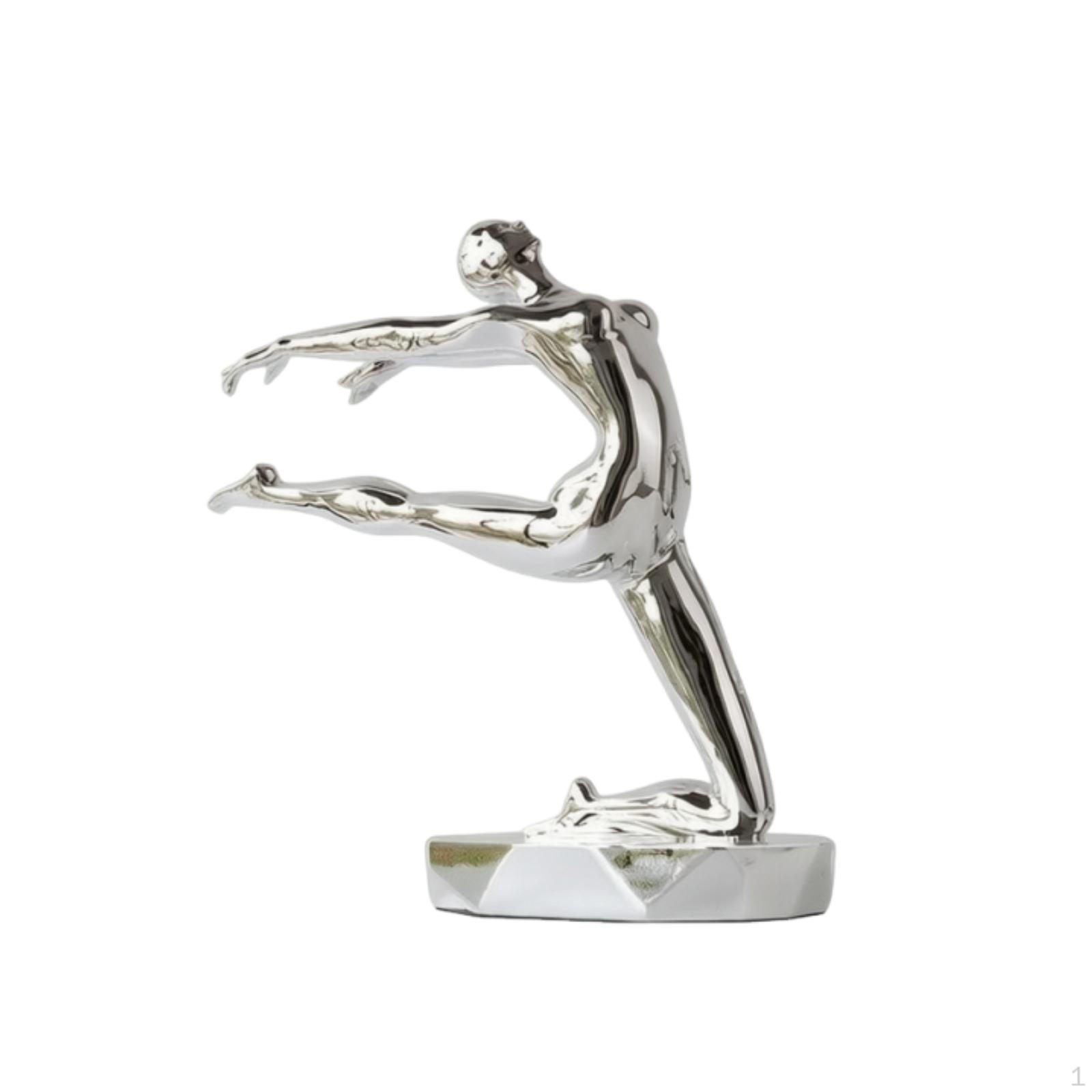 Abstract Dancer Sculpture Minimalist Tabletop Ornament