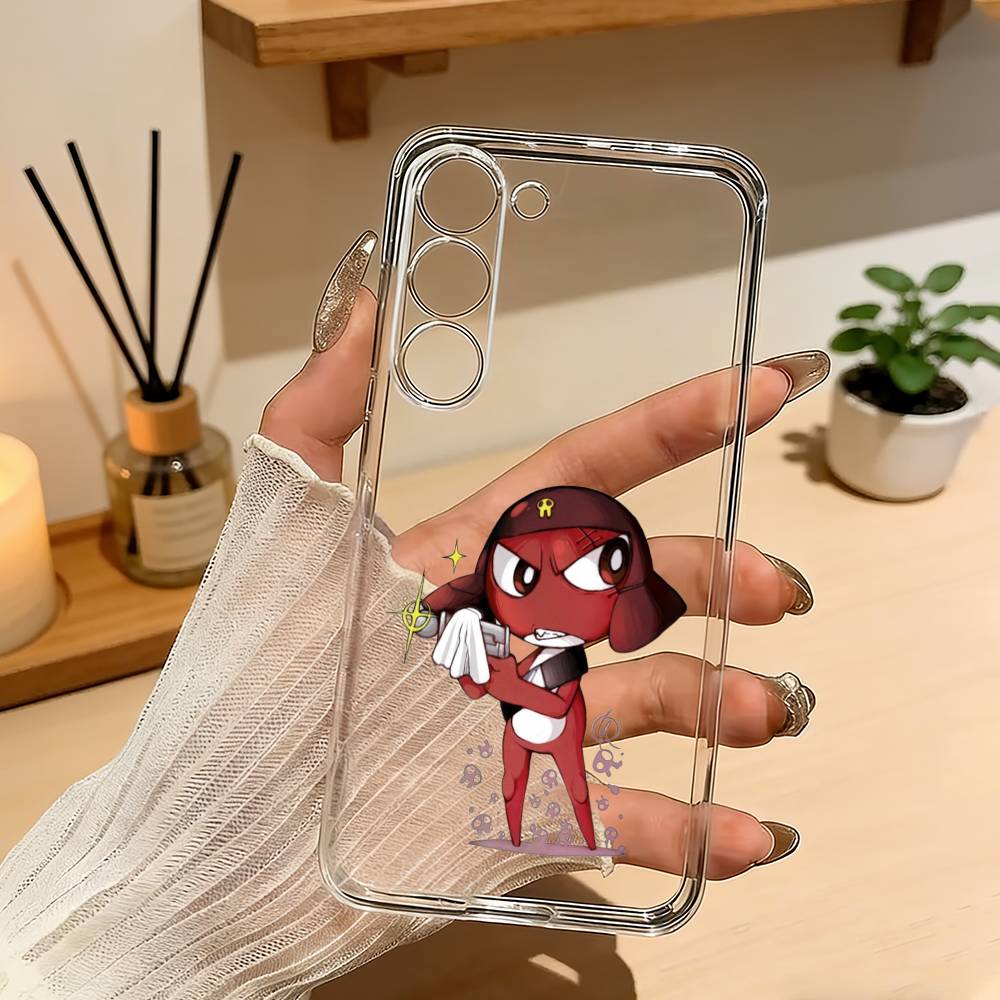K-Keroro Gunsou Cute Phone Case For Samsung Galaxy A71,A70,A52,A51,A40,A30 Transparent Cover Samsung a21s