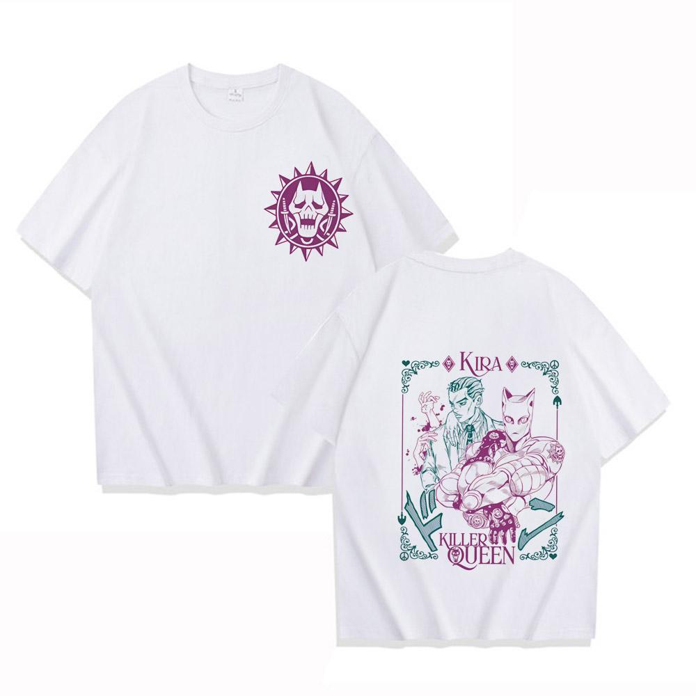 Jojo Bizarre Adventure Tricou Kira Killer Queen Anime Japonez Manga Tricou Moale Tricou Desen Animat