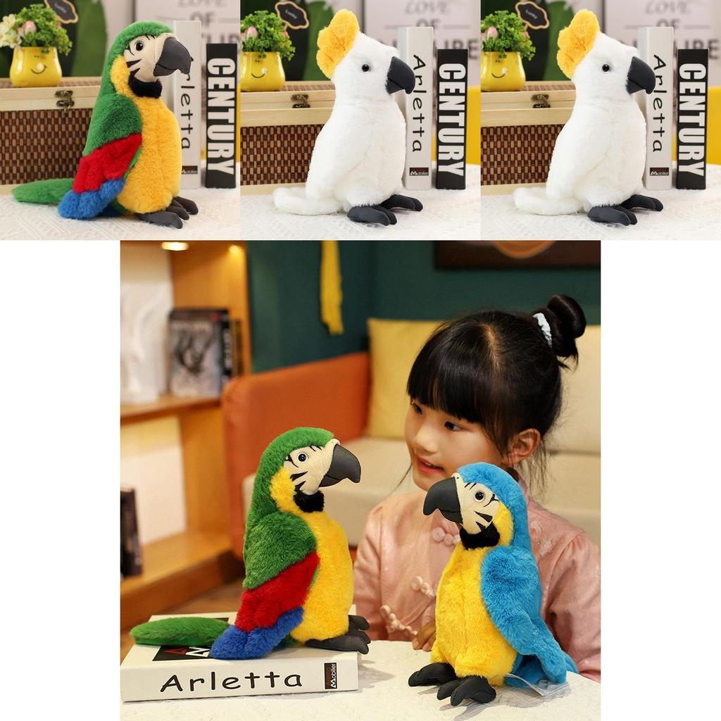 Macaws Soft Plush Doll With Realistic Design For Nursery And Classroom Use