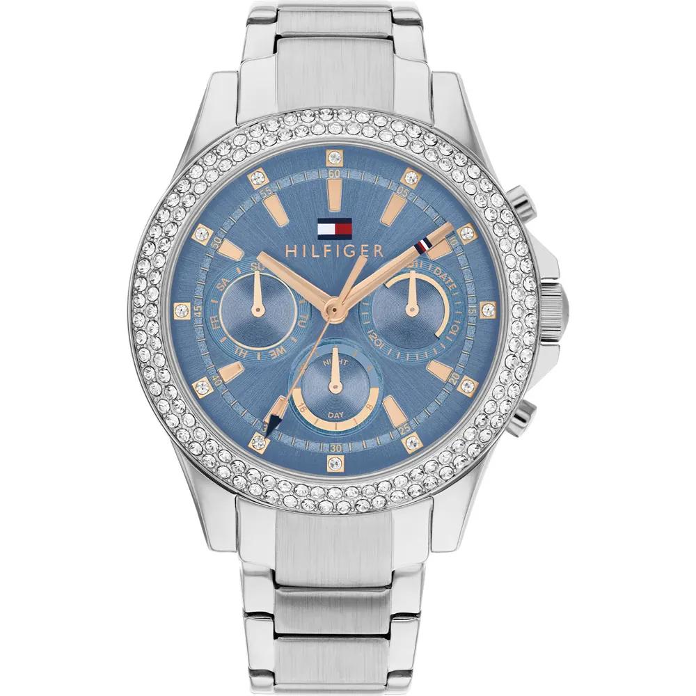 Tommy Hilfiger Haven Blue Dial Silver Stainless Steel Bracelet Ladies  Quartz Watch 1782690 синий