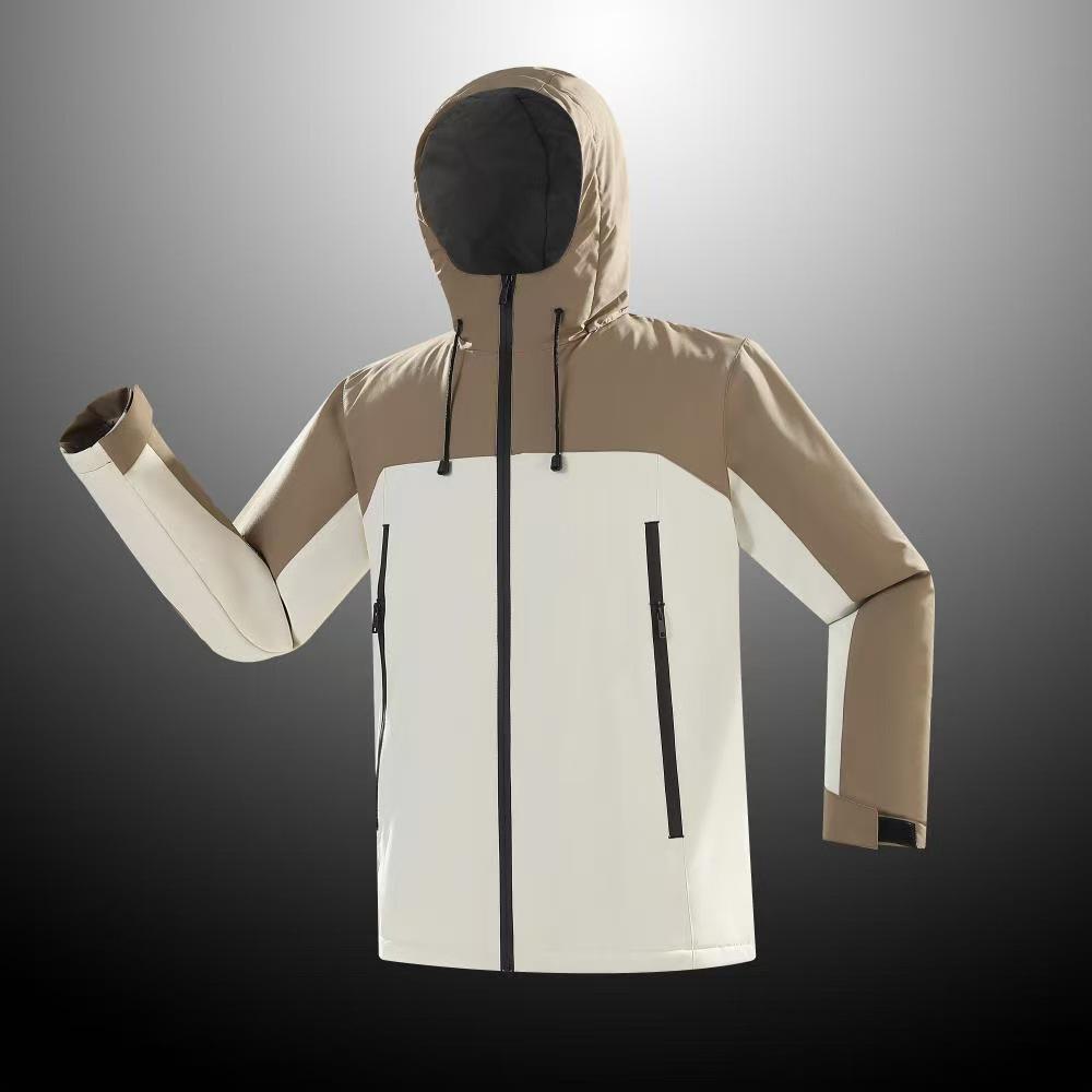 Grafen Vindjacka: Unisex Vinter Arbetsjacka, Förtjockad Varm & Vindtät Bomull för Arbetsskydd