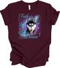 Siberian Husky Shirt Faith Hope Love Believe Dream Husky Mom Dog Lover Gift Tee