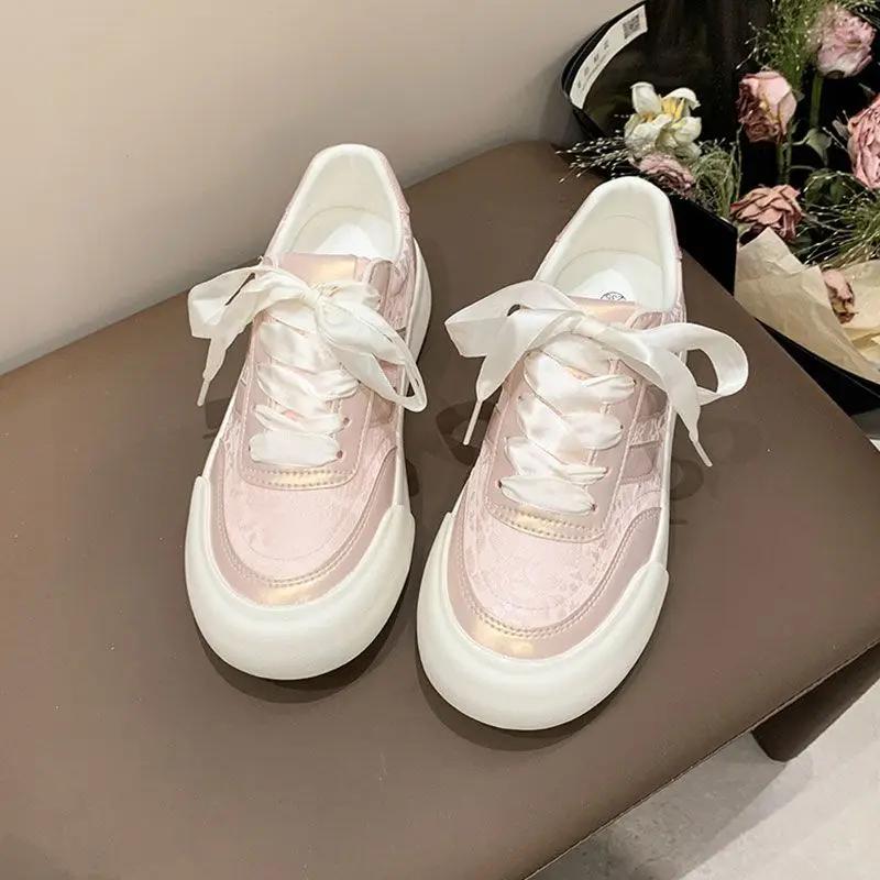Fashion Spring Autumn Round Toe Ladies Footwear On Sale Korean Cheap Y2k Fashion Trends 2025 39 Original High Quality New Women's Shoes