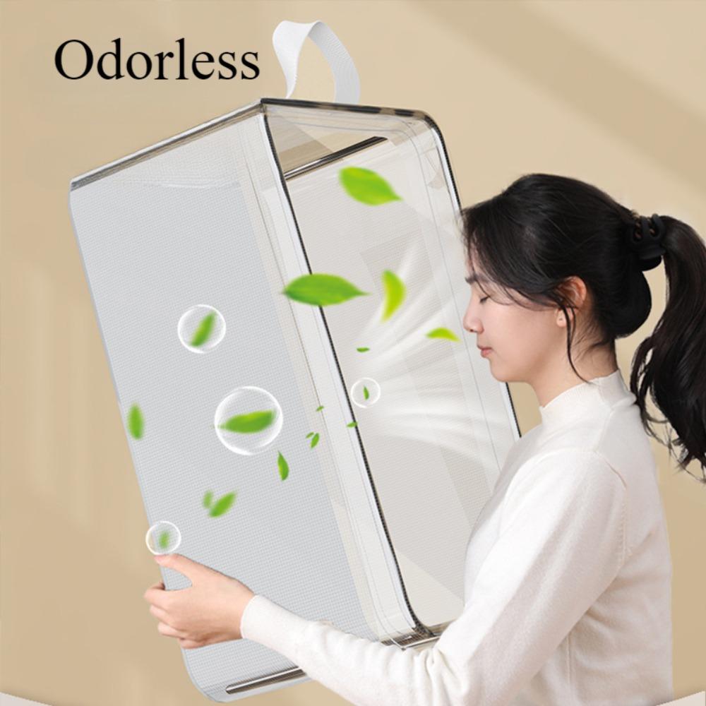 Úložný box na oblečení, domácí voděodolná skříň na prádlo, prachotěsný organizér, prošívaná látka, skládací úložný box