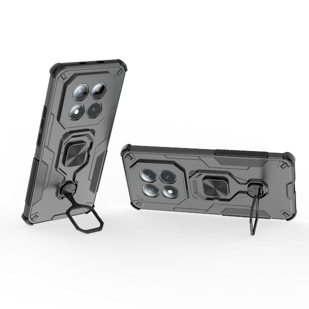 Dla Xiaomi Poco M8 5G/Redmi Note 15 5G (Światowy) Etui Obrotowy Pierścień Podpórka PC + TPU Odporne na Wstrząsy Pokrowiec na Telefon